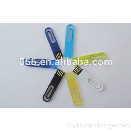 Plastic Book Clip USB Flash Drive Wholesale USB Driver in Bulks